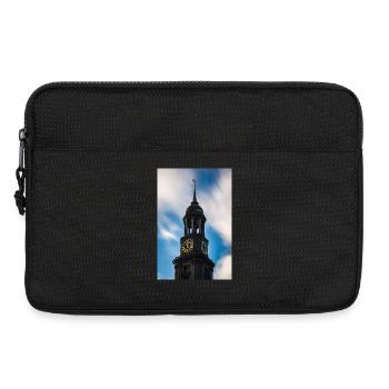 Hamburg: St. Michael's Church (Der Michel) - Laptop bag 13" - black - Front