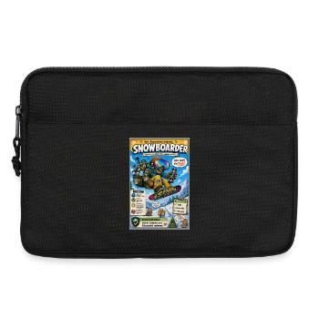 Der Snowboarder – nur noch ein Trick - Laptoptasche 13" - Schwarz - Vorne
