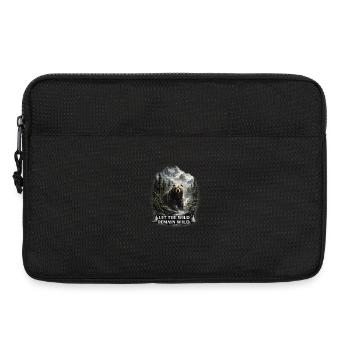 Grizzli – Nature sauvage et conservation de la nature - Sacoche pour ordinateur portable 13 pouces - noir - Devant