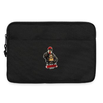 Hi, nice to breed you! TOF-Design - Laptoptasche 13" - Schwarz - Vorne