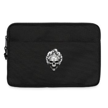 Burning Skull Gothic Horror-Grafik - Laptoptasche 13" - Schwarz - Vorne