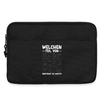 Mathe Verstehst Du Nicht - Laptoptasche 13" - Schwarz - Vorne