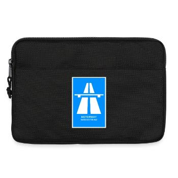 Motorway Manchester M62 Vintage Poster - Laptoptasche 13" - Schwarz - Vorne