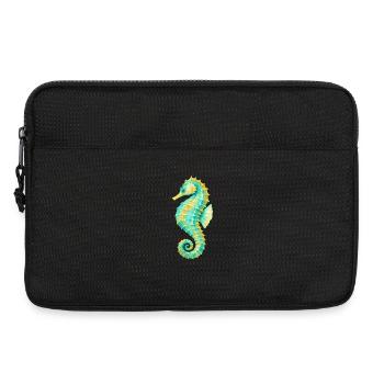 Watercolor Seahorse - Laptop bag 13" - black - Front