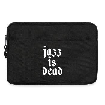 Jazz Is Dead - Laptop bag 13" - black - Front