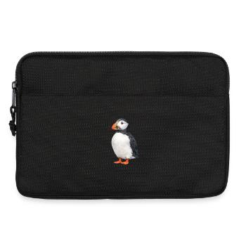 Puffin Wasserfarben Illustration - Laptoptasche 13" - Schwarz - Vorne