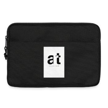 Art - Est un état d’esprit - Affiche minimaliste - Sacoche pour ordinateur portable 13 pouces - noir - Devant