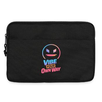 Vibe à ta façon - Sacoche pour ordinateur portable 13 pouces - noir - Devant