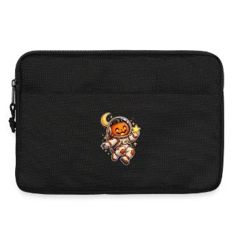Kürbis-Astronaut - Laptoptasche 13" - Schwarz - Vorne