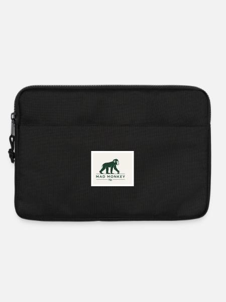 Mad Monkey Vintage-Logo-Illustration - Laptoptasche 13" - Schwarz