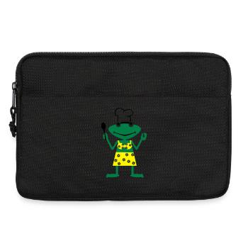 Cook frog - Laptop bag 13" - black - Front