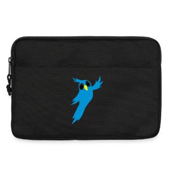 perroquet - Sacoche pour ordinateur portable 13 pouces - noir - Devant
