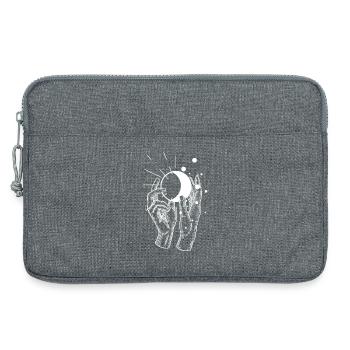 Main au soleil - Sacoche pour ordinateur portable 13 pouces - gris chiné - Devant