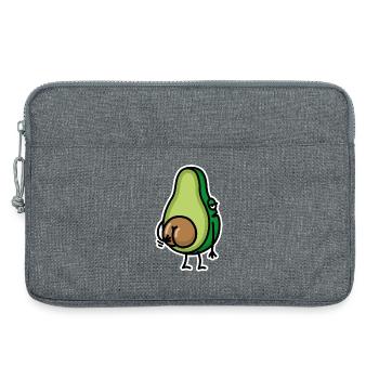 Marrant Avocat bout se gratter le cul idée cadeau - Sacoche pour ordinateur portable 13 pouces - gris chiné - Devant