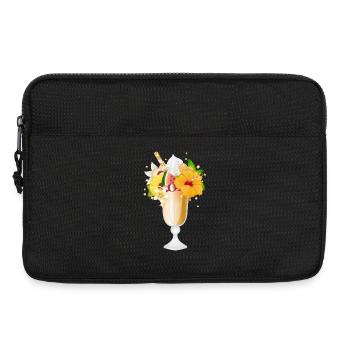 magnificent tropical sundae for ice cream lovers - Laptop bag 13" - black - Front