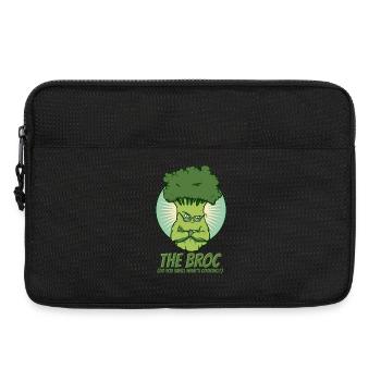 Veganer Statement Vegan Essen - Laptoptasche 13" - Schwarz - Vorne