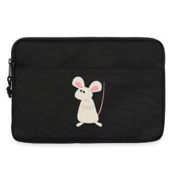 Clever mouse - Laptop bag 13" - black - Front
