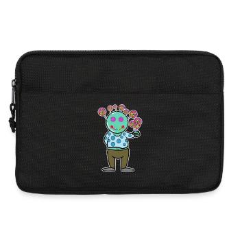 Naschkatzen Bonbon Süßigkeiten Lecker Nachspeise - Laptoptasche 13" - Schwarz - Vorne