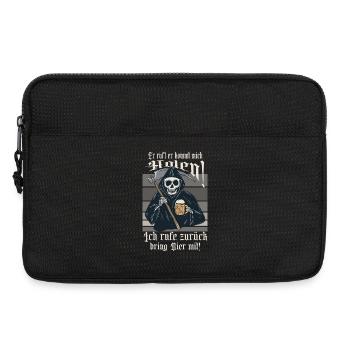 Er ruft ich komm dich holen ! - Laptoptasche 13" - Schwarz - Vorne