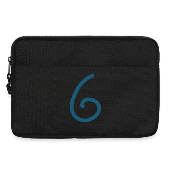 6 Numéro six Numéro Anniversaire - Sacoche pour ordinateur portable 13 pouces - noir - Devant