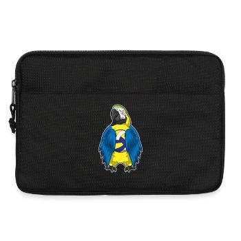 Perroquet Volley-ball Joueur Volley-ball - Sacoche pour ordinateur portable 13 pouces - noir - Devant