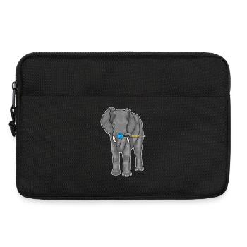 Fléchette éléphant - Sacoche pour ordinateur portable 13 pouces - noir - Devant