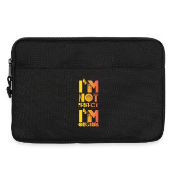 Je ne suis pas parfait, original - Sacoche pour ordinateur portable 13 pouces - noir - Devant