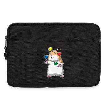 Jongleur hamster jongleur - Sacoche pour ordinateur portable 13 pouces - noir - Devant