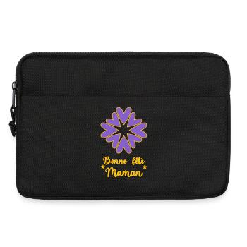 BONNE FÊTE MAMAN. MAMAN. FÊTE DES MÈRES. JE T'AIME - Sacoche pour ordinateur portable 13 pouces - noir - Devant