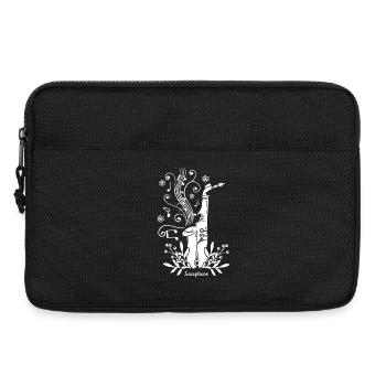 Saxophon Musikinstrument Jazz - Laptoptasche 13" - Schwarz - Vorne