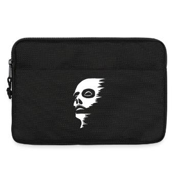 Ghostly face - Laptop bag 13" - black - Front