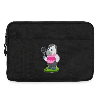 Raquette de tennis de tennis à cheval - Sacoche pour ordinateur portable 13 pouces - noir - Devant