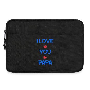 CHRISTMAS. YEAR. ANNIVERSARY. RETIREMENT. DAD. MAMAM. - Laptop bag 13" - black - Front
