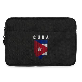 Cuban flag, Cuban pride - Laptop bag 13" - black - Front