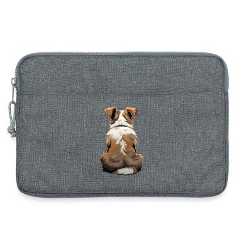 Australian Shepherd - Laptop bag 13" - heather grey - Front