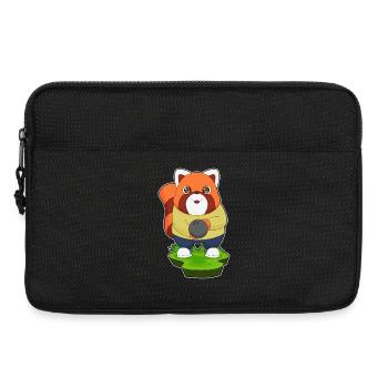 Panda roux Bowling Bowling Ball Sport - Sacoche pour ordinateur portable 13 pouces - noir - Devant