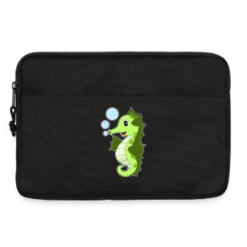 Cute Seahorse - Laptop bag 13" - black - Front