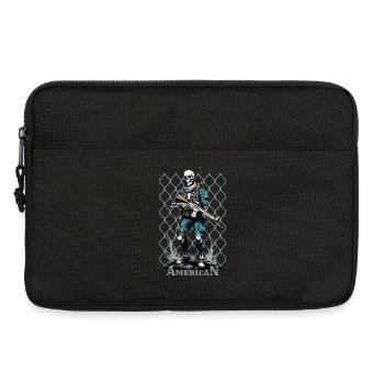 American Warrior Skeleton - Laptop bag 13" - black - Front