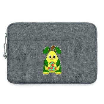 Oeuf de Pâques de Pâques à l’avocat - Sacoche pour ordinateur portable 13 pouces - gris chiné - Devant