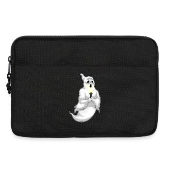 Geist Halloween Taschenlampe - Laptoptasche 13" - Schwarz - Vorne