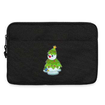 Snowman Christmas Christmas Tree - Laptop bag 13" - black - Front
