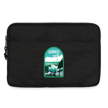 Illustration See Sete Cidades, Azoren - Laptoptasche 13" - Schwarz - Vorne