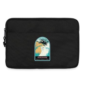 Chapelle Senhor da Pedra, plage de Miramar - Sacoche pour ordinateur portable 13 pouces - noir - Devant