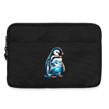 Pingouin - Sacoche pour ordinateur portable 13 pouces - noir - Devant
