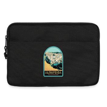 Illustration Albufeira aerial view - Laptop bag 13" - black - Front