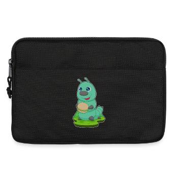 Cheeseburger chenille - Sacoche pour ordinateur portable 13 pouces - noir - Devant