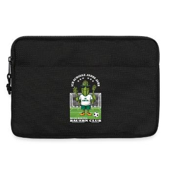 1.FC Garten Spargel Verein - Laptoptasche 13" - Schwarz - Vorne