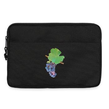 Grapes – fruity elegance - Laptop bag 13" - black - Front