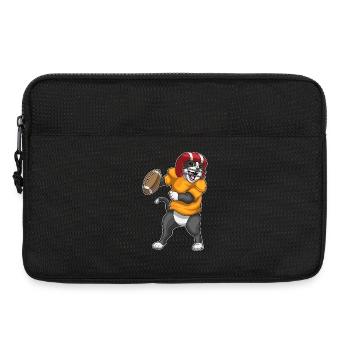 Sports de football américain des Cat - Sacoche pour ordinateur portable 13 pouces - noir - Devant