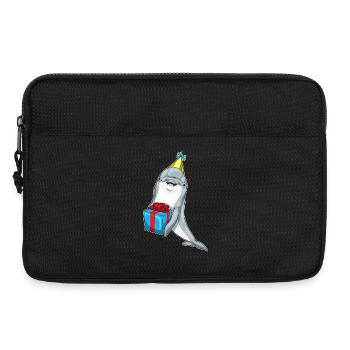 Dolphin Birthday Package - Laptop bag 13" - black - Front